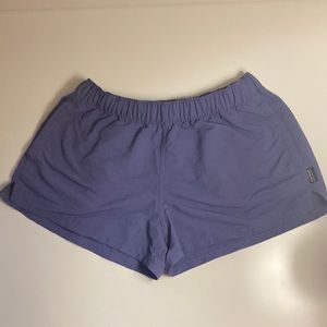 Patagonia Women’s Barely Baggies Shorts, Blue/Purple Shorts, Size XS